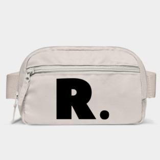 R. letter design Bag