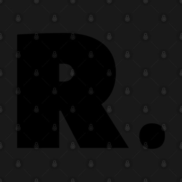 R. letter design by Tshirtiz