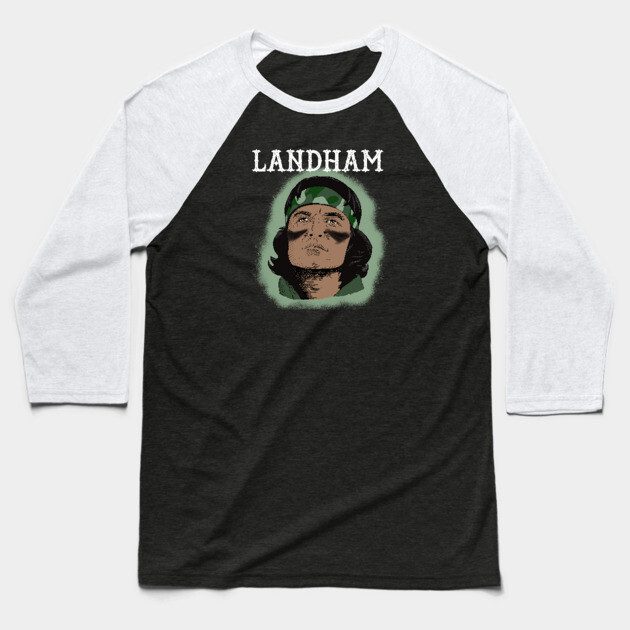 Sonny Landham Baseball T-Shirt by @johnnehill