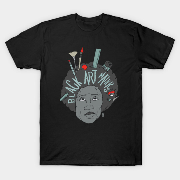 Black Art Matters T-Shirt by Thomcat23