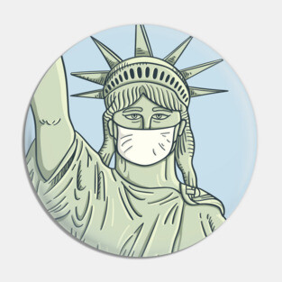 Masked Liberty Pin