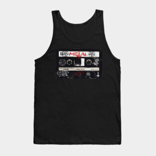 Heavy Metal Mix Tape Tank Top