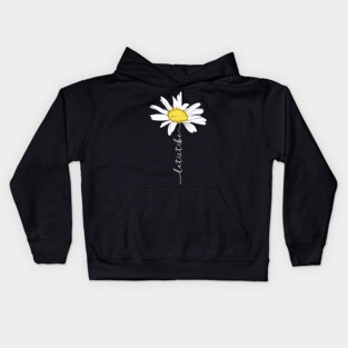 White Daisy Let It Be Kids Hoodie