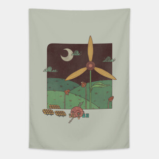 Green Living Tapestry