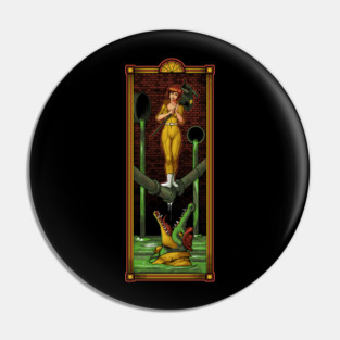 The Haunted Sewer: Reporter Girl Pin