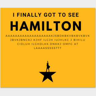 hamilton finally Posters and Art