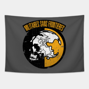 Metal Gear Solid Militaires Sans Frontieres Tapestry