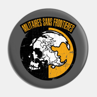 Metal Gear Solid Militaires Sans Frontieres Pin