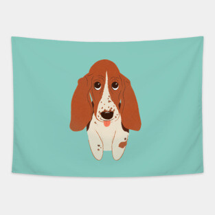Basset Hound Tapestry