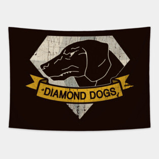Metal gear solid - Diamond Dogs ( vintage) Tapestry