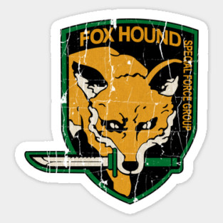 Metal gear Solid - Foxhound Sticker