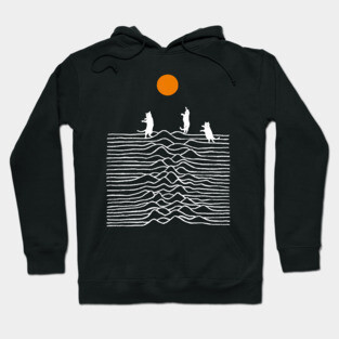 Cat Joy Division - Black Hoodie