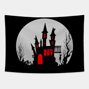 Haunted House Tapestry