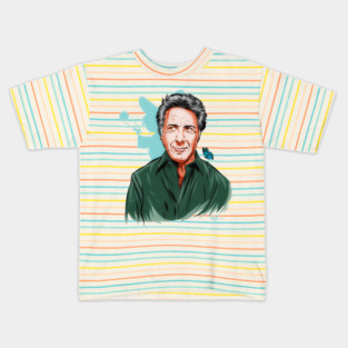 Dustin Hoffman - An illustration by Paul Cemmick Kids T-Shirt