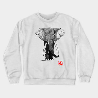 elephant Crewneck Sweatshirt