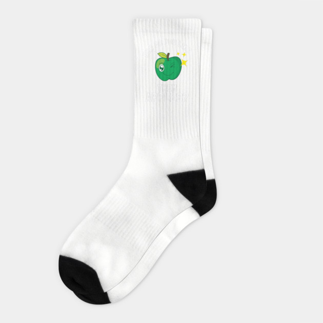 How Do You Like Them Apples Socks by dumbshirts