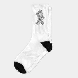 Brain Cancer Awarenesss Socks