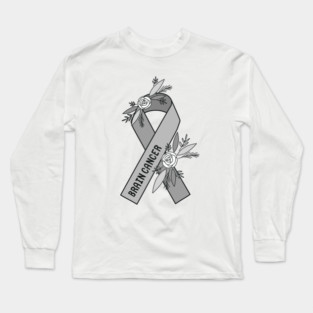 Brain Cancer Awarenesss Long Sleeve T-Shirt