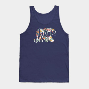 Floral Mama Bear Tank Top