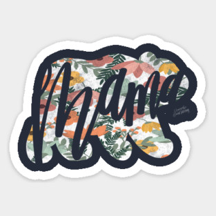 Floral Mama Bear Sticker