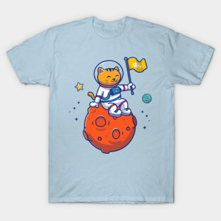 Astronaut Cat T-Shirt