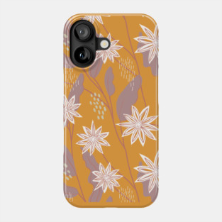 Tropical Rain Floral Pattern Phone Case