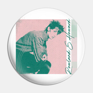 Rowland S Howard // 80s Aesthetic Fan Art Design Pin