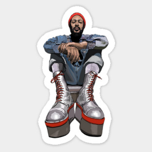 Marvin's Platform Boots Sticker
