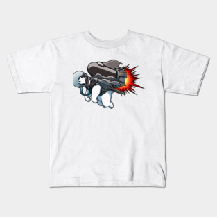 Jetpack Polar Bear Kids T-Shirt