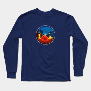 Fire and Water Slimes Long Sleeve T-Shirt