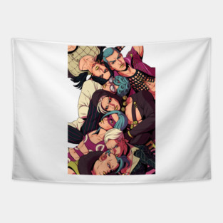 la squadra / squadra esecuzioni / jojo golden wind Tapestry