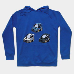 チョロQ chibi subaru wrx sti final Hoodie