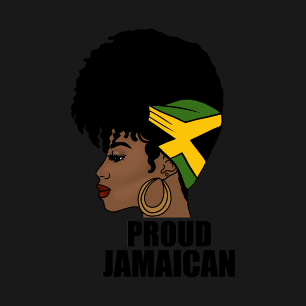 Jamaica Flag, Proud Jamaican Woman, Jamaica Flag, Afro Rasta by logiamerch