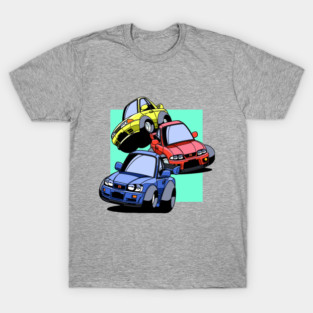 チョロQ chibi nissan skyline family T-Shirt