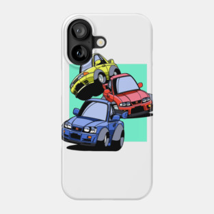 チョロQ chibi nissan skyline family Phone Case