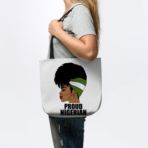 Nigeria Flag, Proud Nigerian Woman, African by logiamerch