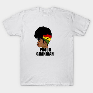 Ghana Flag, Proud Ghanaian Woman, Love Ghana, West Africa T-Shirt