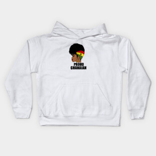 Ghana Flag, Proud Ghanaian Woman, Love Ghana, West Africa Kids Hoodie