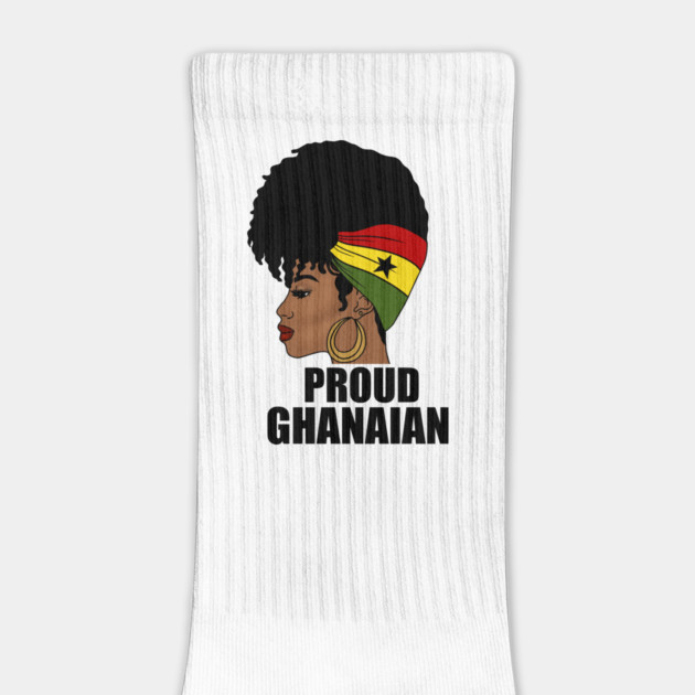 Ghana Flag, Proud Ghanaian Woman, Love Ghana, West Africa by logiamerch