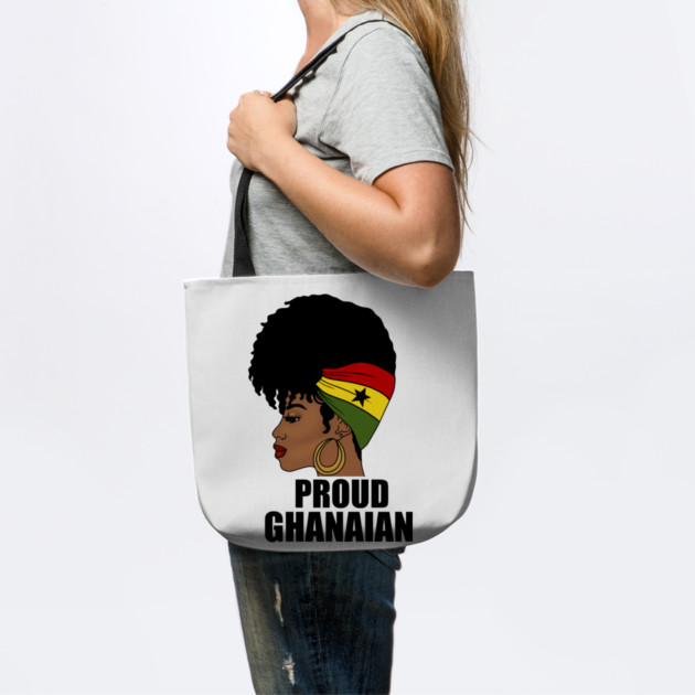 Ghana Flag, Proud Ghanaian Woman, Love Ghana, West Africa by logiamerch