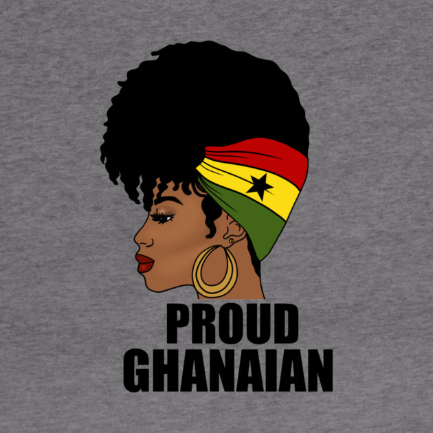 Ghana Flag, Proud Ghanaian Woman, Love Ghana, West Africa by logiamerch