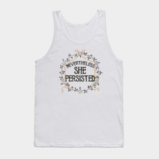 Retro Nevertheless She Persisted Tank Top
