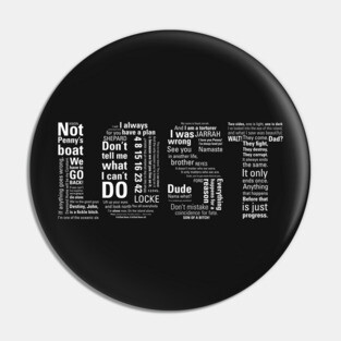 LOST Quotes // Classic Drama Tv Show, Sci-Fi, Geek Pin