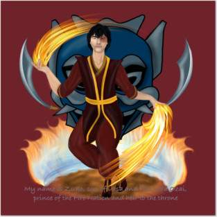Zuko Posters and Art