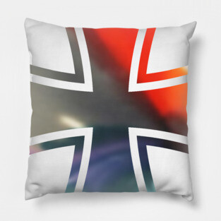 Iron Cross - Tie Dye - One Pillow