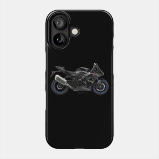 Suzuki GSX-R1000 18 black/blue, s Phone Case