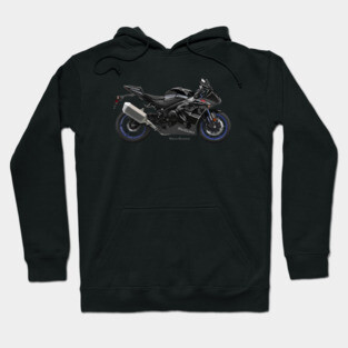 Suzuki GSX-R1000 18 black/blue, s Hoodie