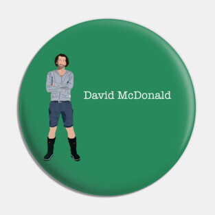 Staged David Tennant Pin