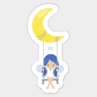 Stardust Fairy, Cute Fairy, Fairy On A Swing, Moon Magnet