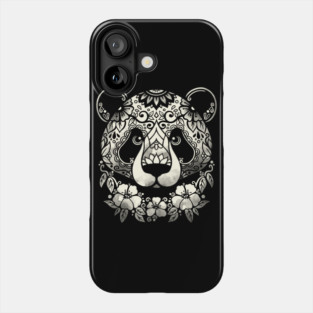 Mandala panda Phone Case